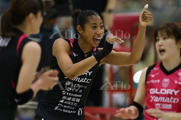 新しい挑戦に着手した宮部藍梨（ヴィクトリーナ姫路）　©Naoki Morita/AFLO SPORT