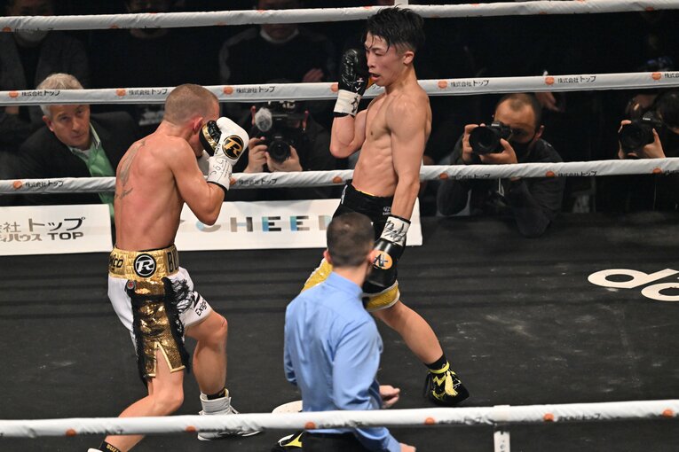 2022年12月13日／ポール・バトラー戦（WBA・WBC・IBF・WBO世界バンタム級王座統一戦）©Naoya Sanuki