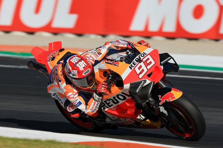 2023年の最終戦バレンシアGPでホンダラストライドに臨んだマルケス　©Satoshi Endo