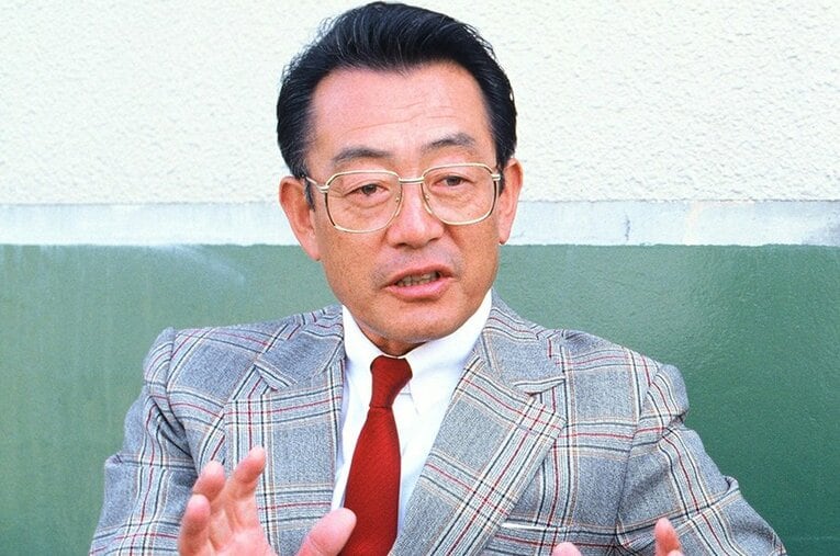 ロッテGMを務めた広岡達朗。バレンタインを招聘したGMと外国人監督の歩調が1年目の途中から、徐々にずれ始めていた ／ photograph by Noriko Yamaguchi