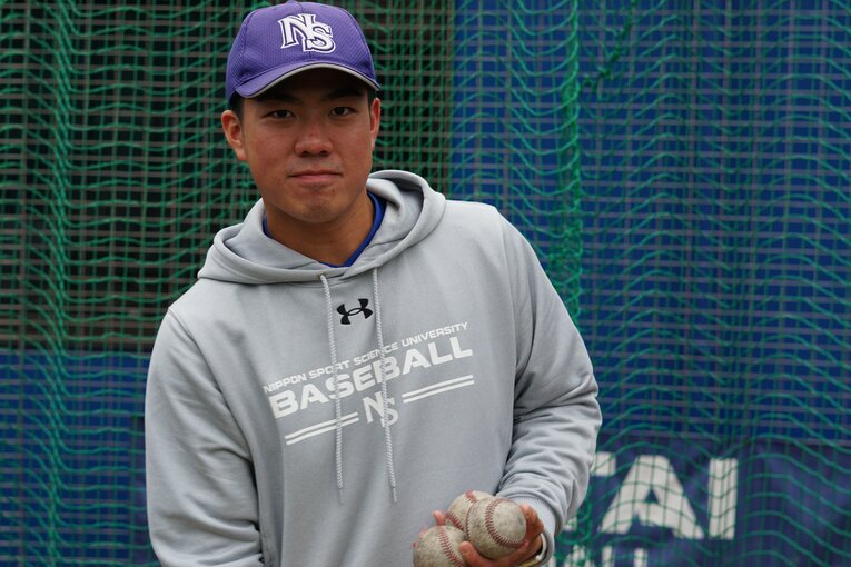 元金足農業キャプテンで現在は日体大4年の佐々木大夢　©Kei Nakamura