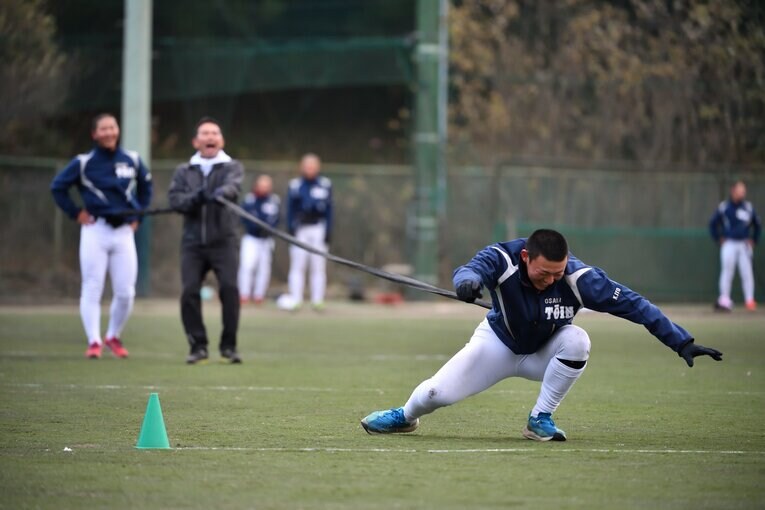 大阪桐蔭練習の様子　©Hideki Sugiyama