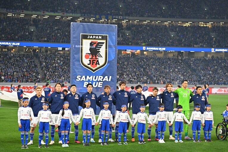 6万人の大観衆が見守る中、再スタートを切った新生・森保ジャパン　©︎Takuya Kaneko/JMPA