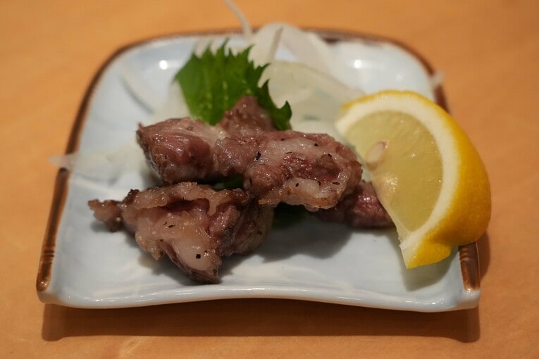 馬ひもの塩焼き