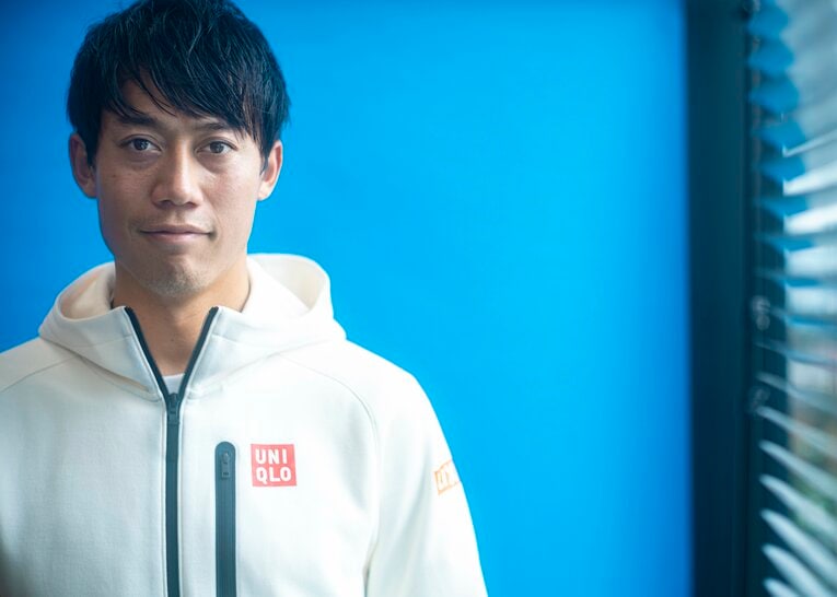 2022年の錦織　©Takuya Sugiyama