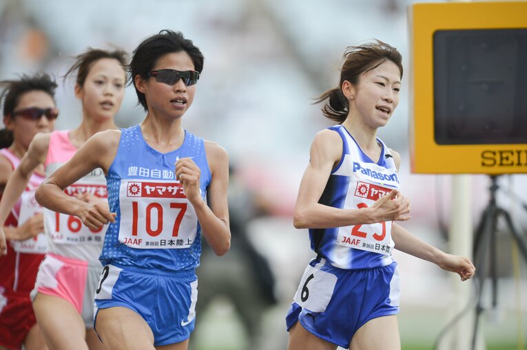 2012年、ロンドン五輪代表選考会も兼ねた日本選手権。4位となり五輪出場は叶わなかった　©Asami Enomoto