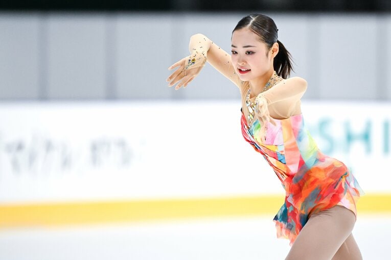 木下グループ杯、島田麻央のFS演技　©️Asami Enomoto