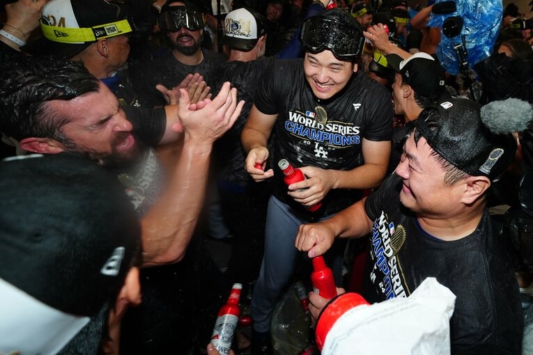 祝ワールドシリーズ制覇！　©Getty Images