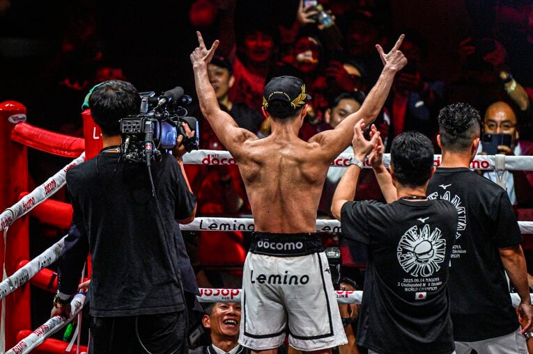 井上尚弥vs.ムロジョン・アフマダリエフ。9月14日、IGアリーナ　©Takuya Sugiyama