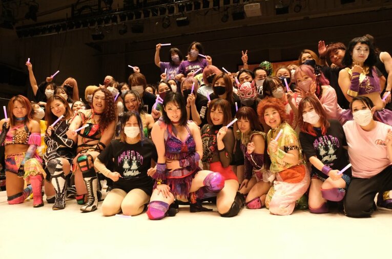 11月1日に後楽園ホールで開催された真琴15周年記念興行にて ／ photograph by Norihiro Hashimoto