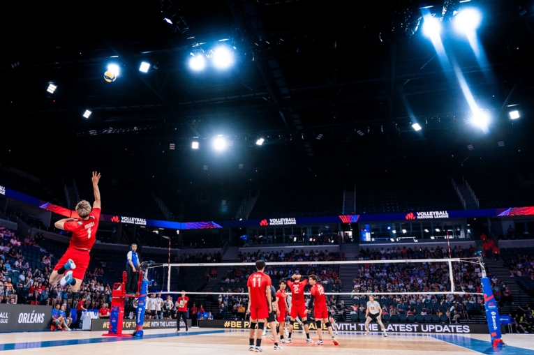 2023年ネーションズリーグ（フランス大会）©︎FIVB