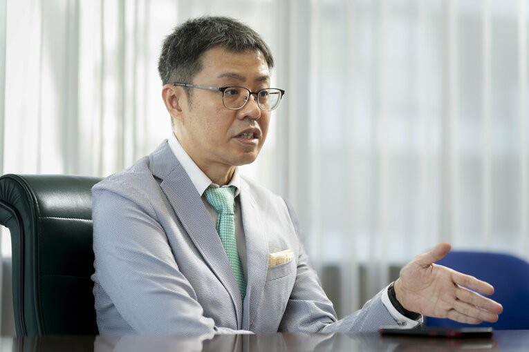 『炎の七番勝負』の対戦相手たちの“本気度”を語る野月浩貴八段　©Shiro Miyake