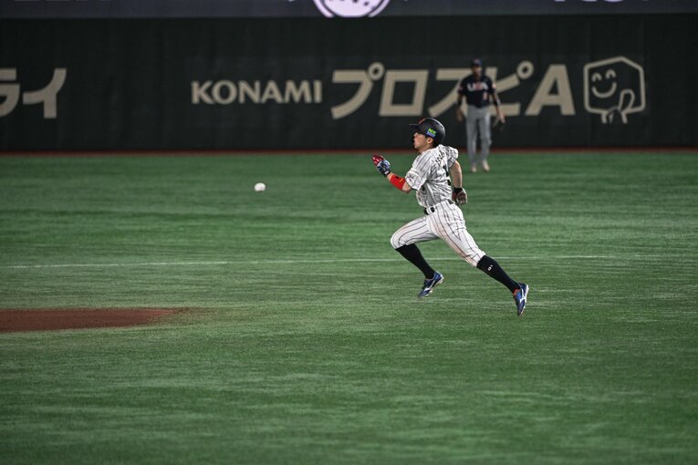 無類のスピードを誇る五十幡が盗塁失敗した理由とは…　©Nanae Suzuki