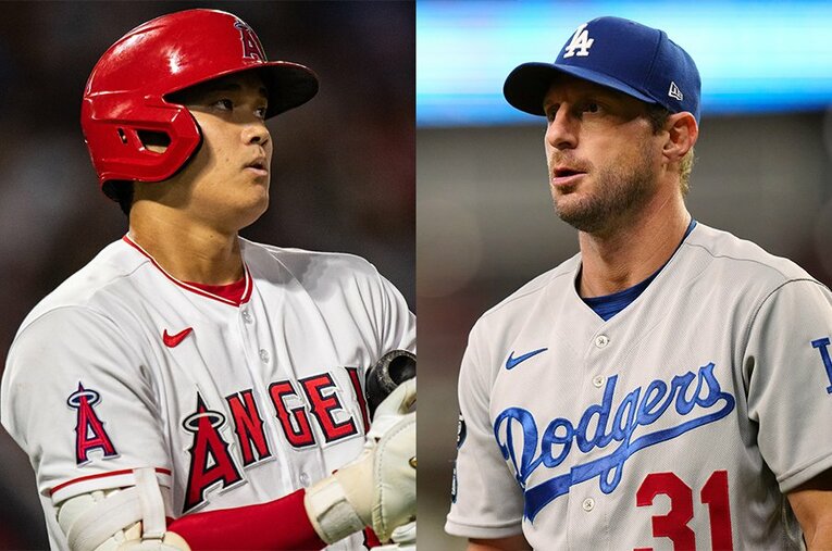 メジャー最強級投手のシャーザーにとっても、大谷翔平は稀有な存在に映っているようだ ／ photograph by Nanae Suzuki/Getty Images
