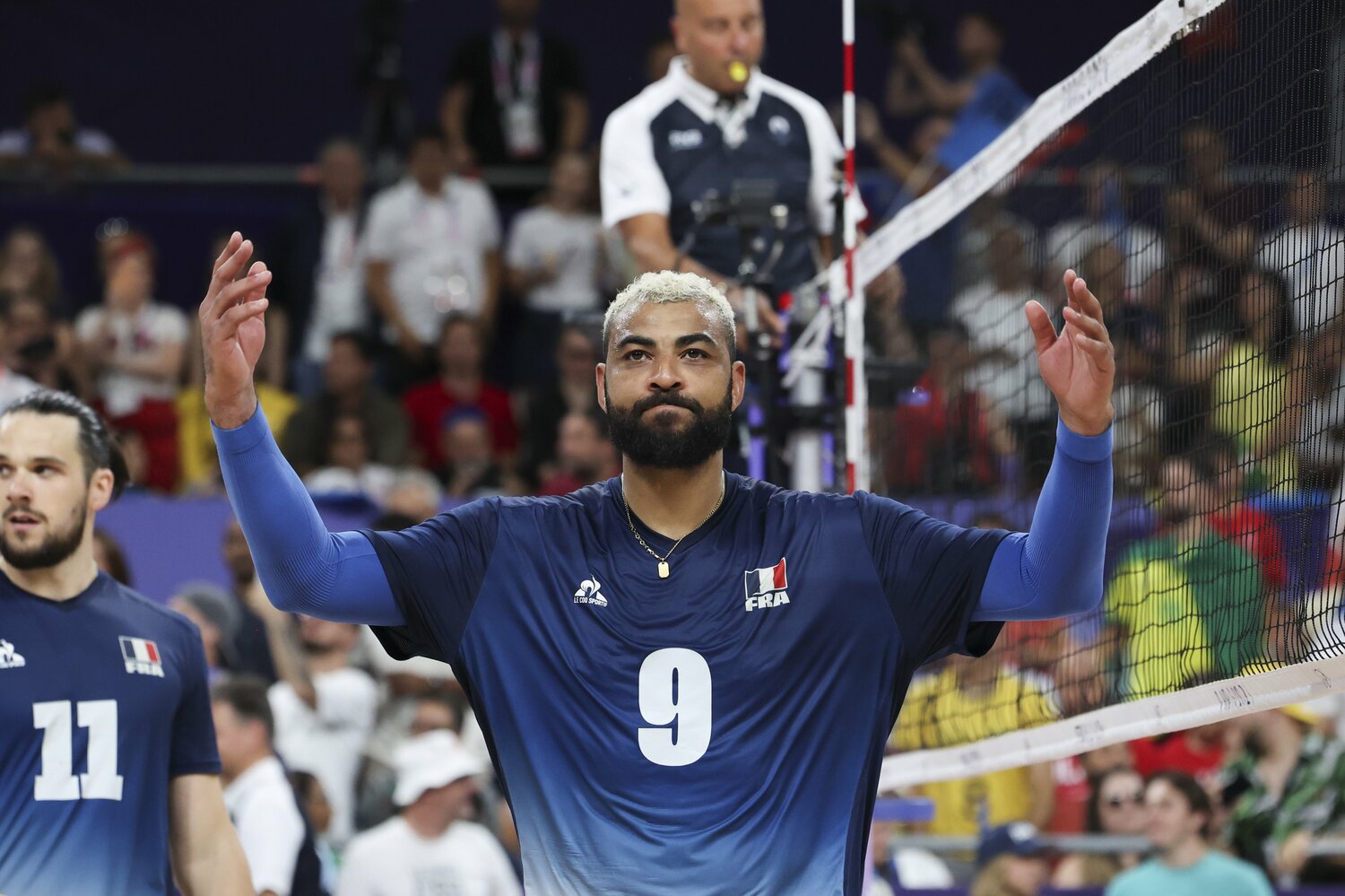 金メダル獲得に貢献したフランス代表イアルバン・ヌガペト　©︎Catherine Steenkeste/Getty Images