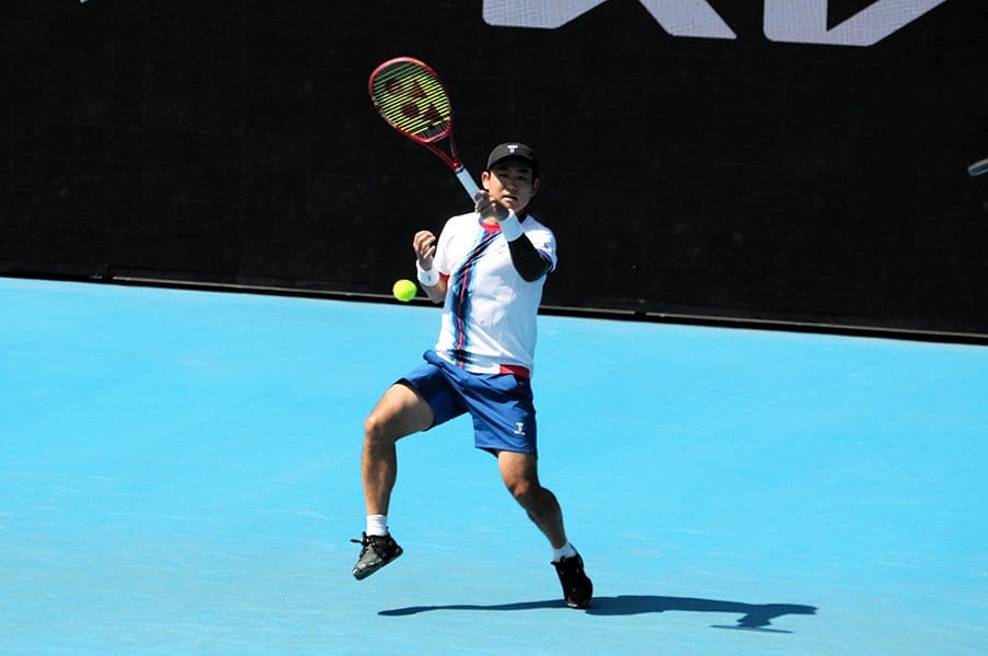 途切れた四大大会への連続出場。西岡良仁が向き合う故障と現実。＜Number Web＞ photograph by Asahi Shimbun