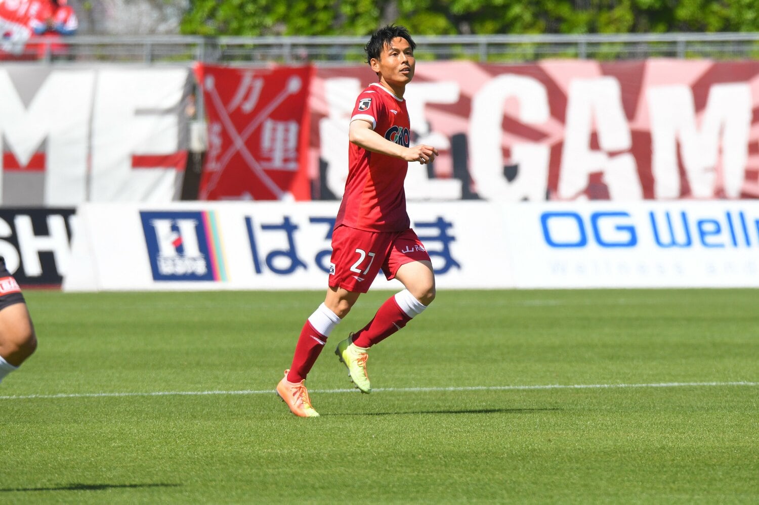 岡山での河井　©J.LEAGUE