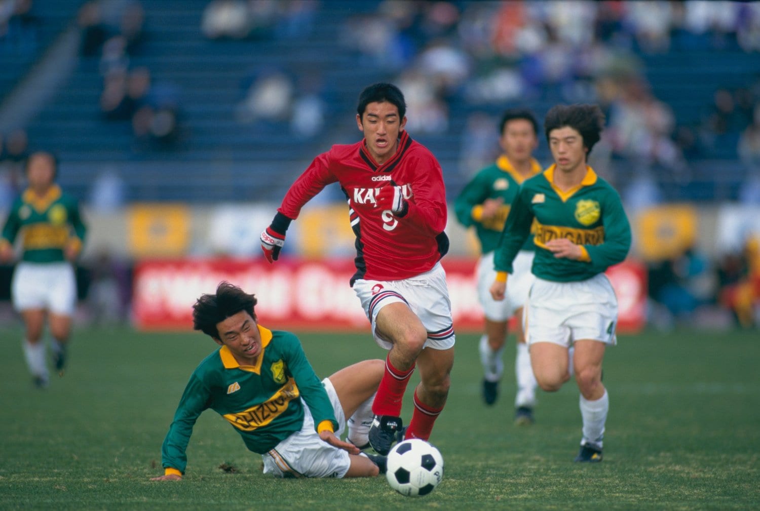 平瀬智行を擁して初の全国優勝を成し遂げた静岡学園戦　©Sports Graphic Number