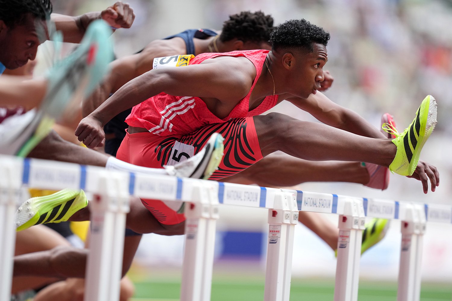 セイコーゴールデングランプリ陸上2025では13秒16で優勝　©Tsutomu Kishimoto