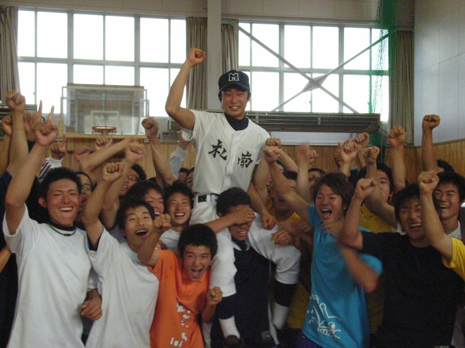 寺田の「まさかのドラ1指名」で沸き立つ当時の札幌南高校　©︎JIJI PRESS