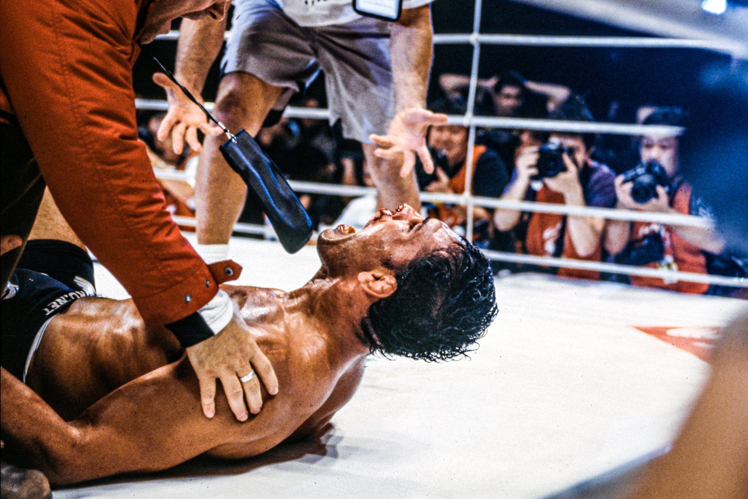 歓喜の雄叫びをあげるアントニオ・ホドリゴ・ノゲイラ　©Susumu Nagao