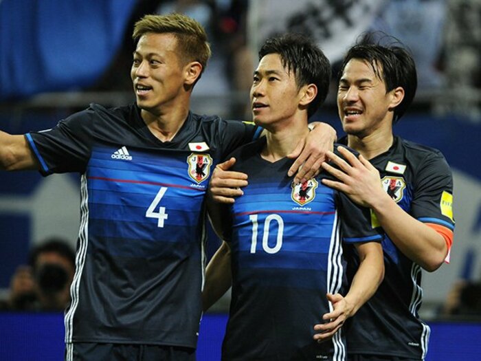 本田、岡崎、香川とハリル戦術。それぞれの相性を今一度検証する。<Number Web> photograph by Getty Images