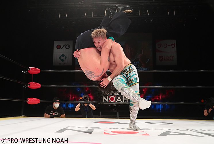 三沢光晴さんへの思いを込めて ノア齋藤彰俊が放つバックドロップ 4 6 プロレス number web ナンバー
