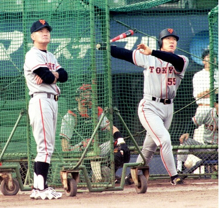 巨人時代清原和博選手背番号5と松井秀喜選手背番号55直筆