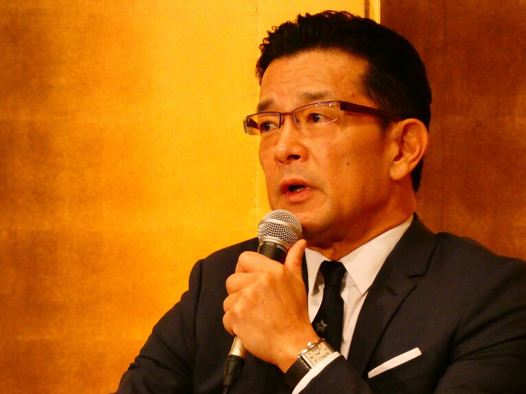 榊原は大阪ドームとさいたまスーパーアリーナの「二元中継」も模索していたと語る　©Koji Fuse