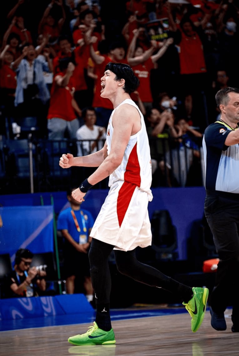 W杯ベネズエラ戦の渡邊雄太　©FIBA