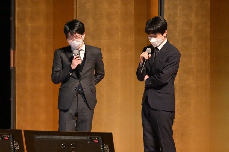 2022年、将棋オールスター東西対抗戦の一コマ　©Hideki Sugiyama