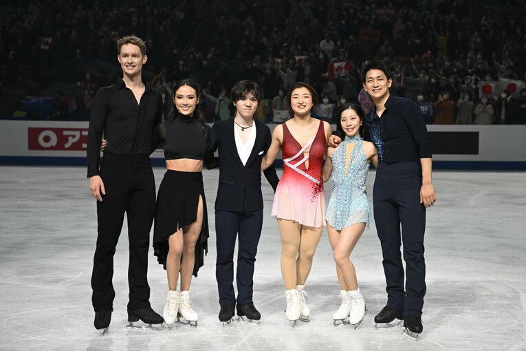 2023年世界選手権、優勝者の記念撮影　©️Asami Enomoto