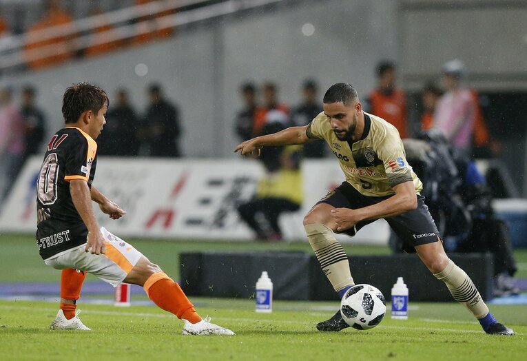 2018年、加入1年目のディエゴ　©Shigeki Yamamoto