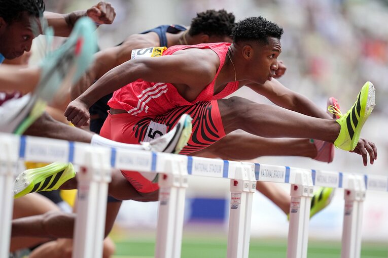 セイコーゴールデングランプリ陸上2025では13秒16で優勝　©Tsutomu Kishimoto