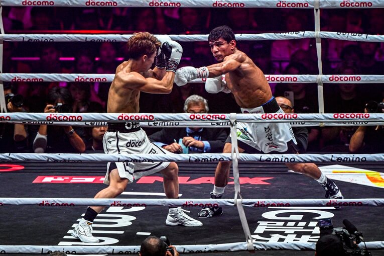 井上尚弥vs.ムロジョン・アフマダリエフ。9月14日、IGアリーナ　©Takuya Sugiyama