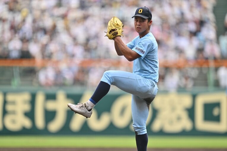 山田陽翔（近江）も真っ平ウェブを使っていた ©Hideki Sugiyama