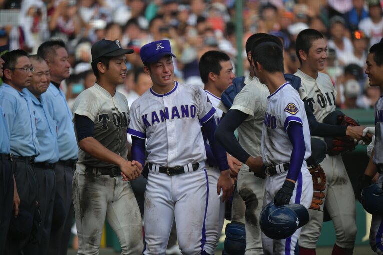 決勝の金足農業戦　　©Hideki Sugiyama