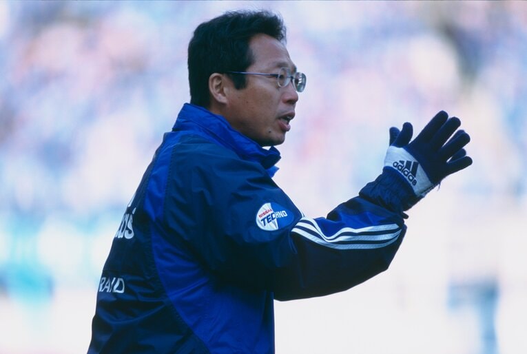 横浜F・マリノス監督時代の岡田武史　©Naoya Sanuki