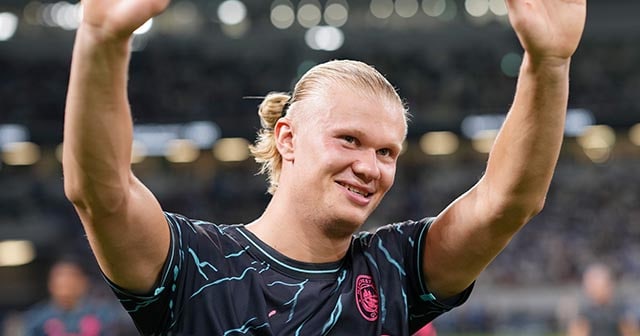 怪物FWハーランド、間近で見ると威圧感が…“Fワード交えた冗談”でグアルディオラが「とてつもない才能でまだ23歳。だから…」と絶賛のワケ