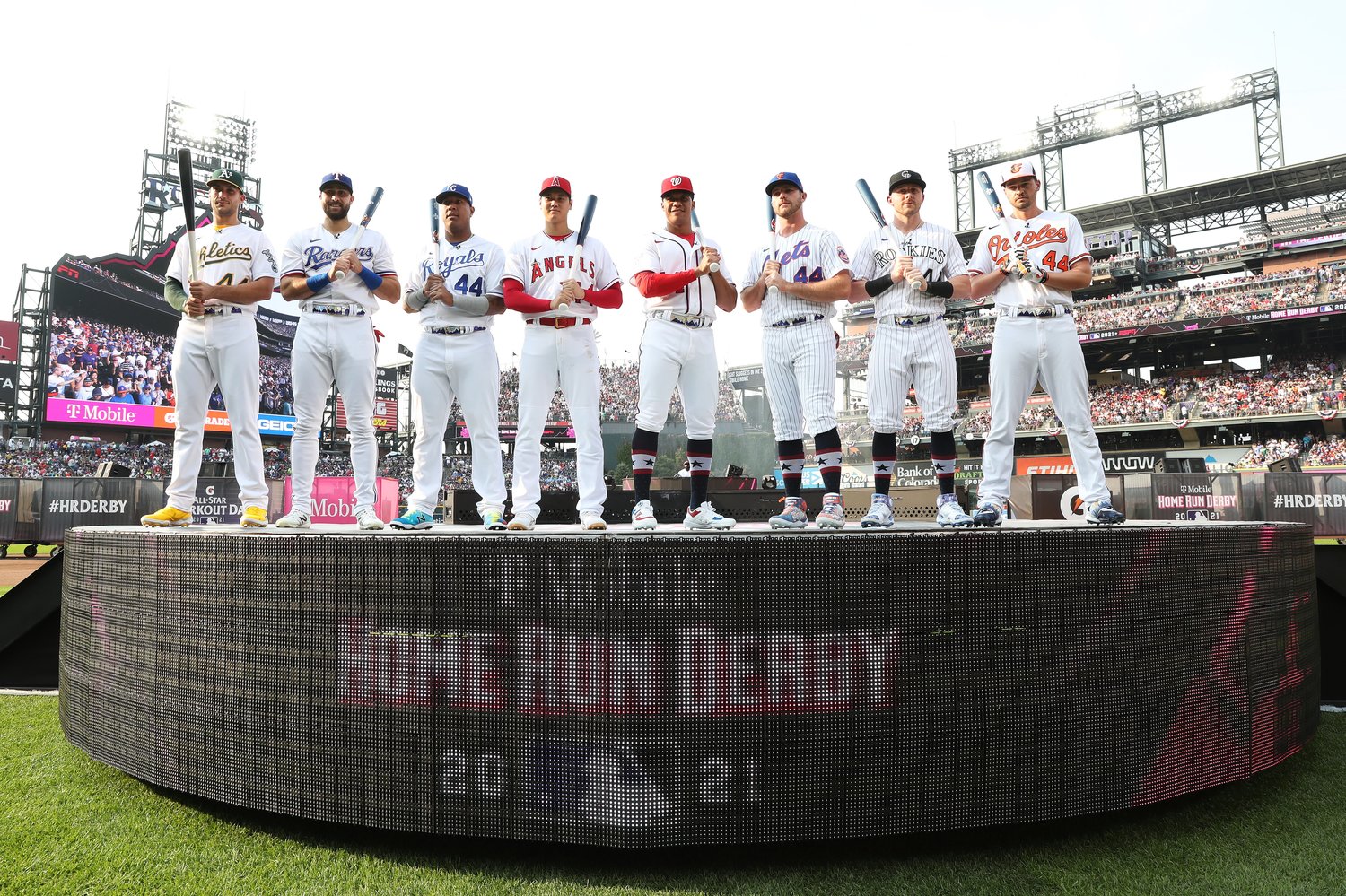 ホームランダービーに挑むMLBのスラッガーたち