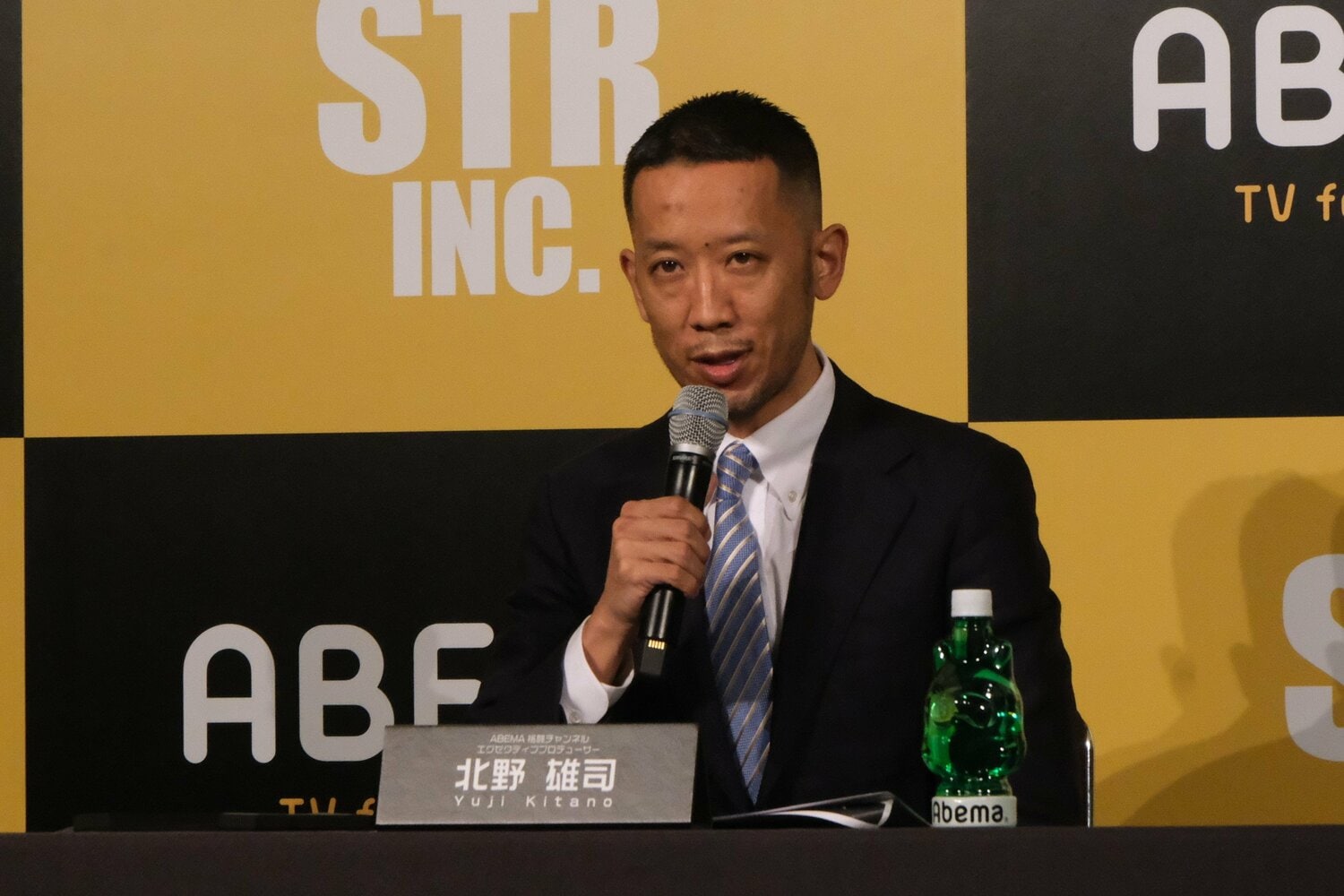 今回インタビューに応じた、ABEMA格闘プロデューサーの北野雄司氏　©Norihiro Hashimoto