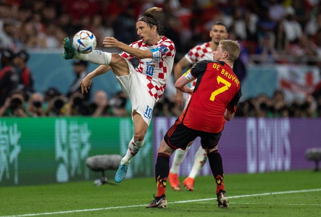クロアチアの心臓モドリッチ。今大会もハイクオリティなプレーを見せつけている　©Getty Images
