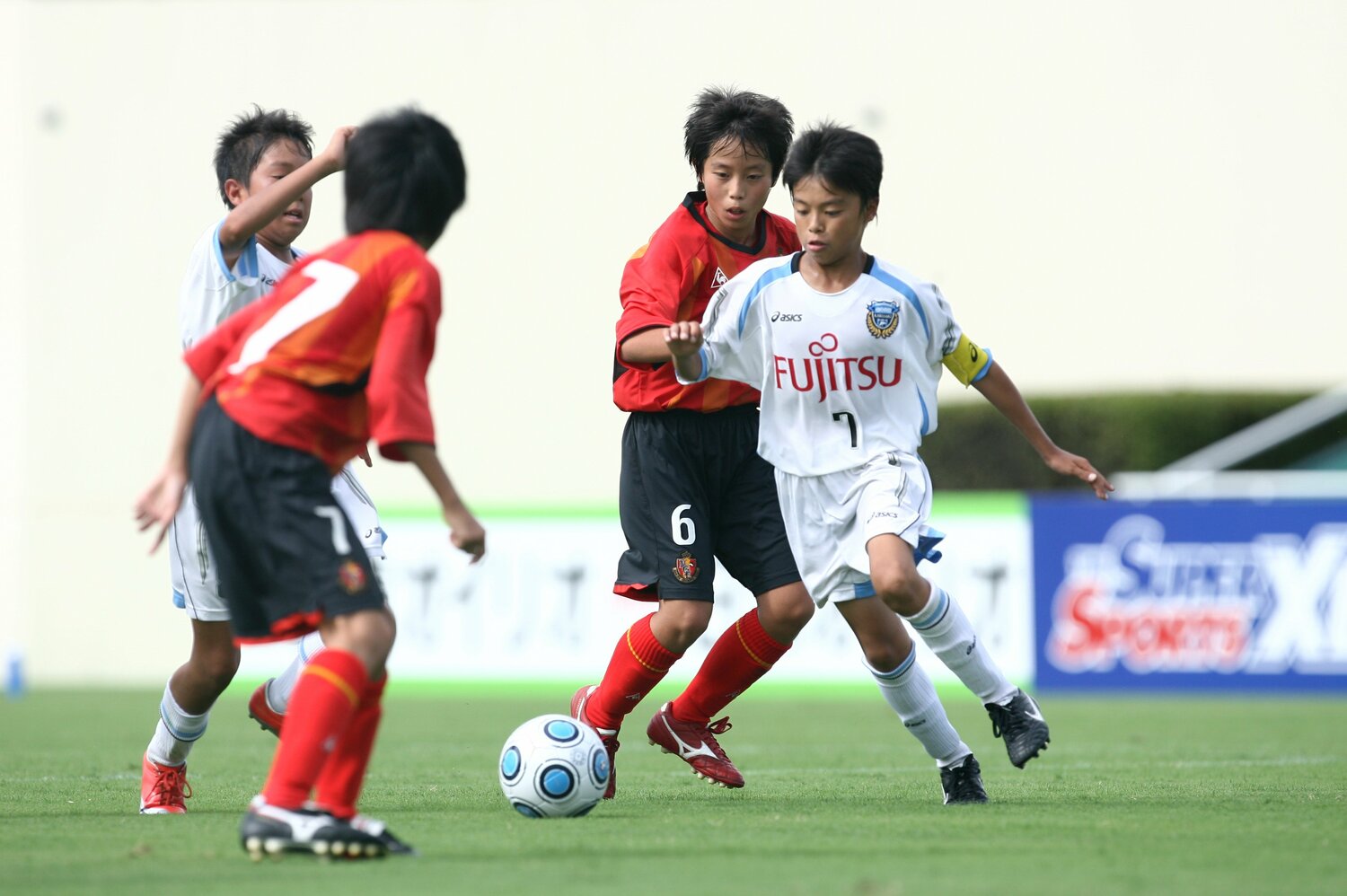 2009年8月の全日本少年サッカーで。当時小6(12歳)の三笘薫 ©AFLO