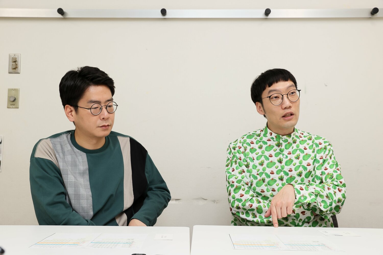 結成11年で初のM-1決勝だった男性ブランコ。浦井のりひろ（ツッコミ担当、写真左）と平井まさあき（ボケ担当）