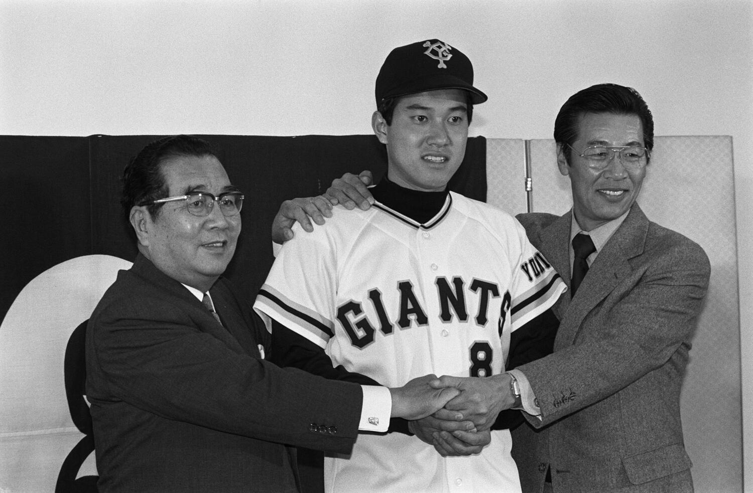 ドラフト1位で巨人に入団した原　©JIJI PRESS