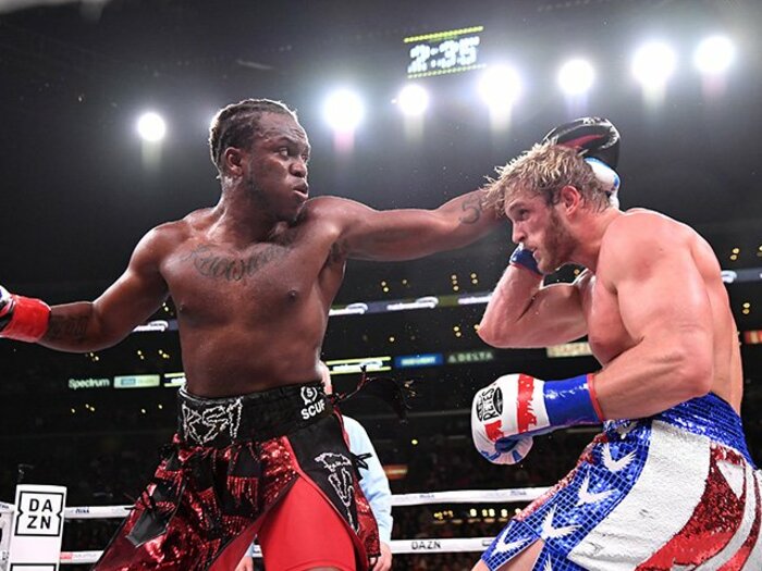 フォロワー4000万超のビッグマッチ？ボクシングYouTuber興行に賛否両論。＜Number Web＞ photograph by Getty Images