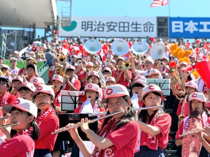 <今年の注目応援曲は?>ブラバンの生音が甲子園に帰ってくる! 「結露水は厳重に管理」「譜面台は共有しない」制約を守りながらだけど<Number Web> photograph by Yukiko Umetsu