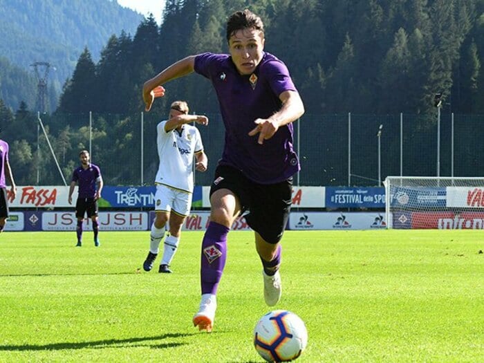 イタリアの希望、F・キエーザ。ネイマールを教訓に“愛の鞭”を！＜Number Web＞ photograph by Uniphoto press