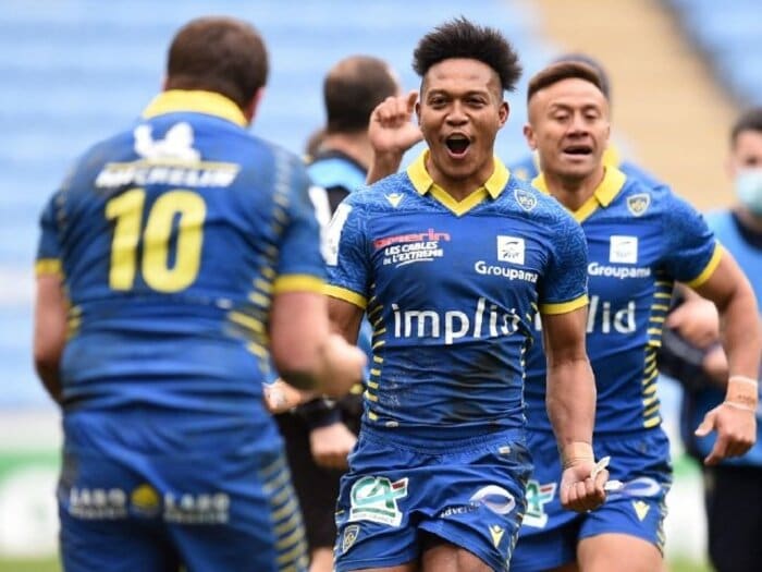 【独占インタビュー】「プレッシャーは感じていない」松島幸太朗が欧州ラグビーの“15人”に選出…誓う日本代表への還元＜Number Web＞ photograph by AFP/AFLO