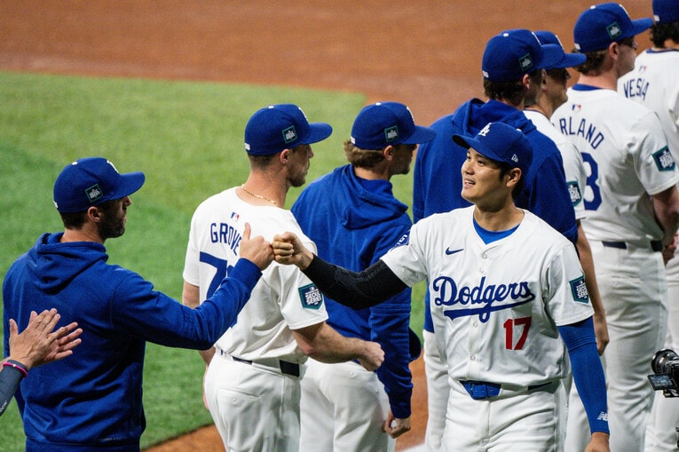 【翔平の英語でコミュニケーション】韓国開幕戦での表情　©Nanae Suzuki